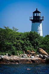 Ten Pound Island Light in Gloucester, Massachusetts
